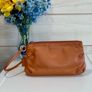 Coach Leather Wristlet